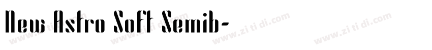 New Astro Soft Semib字体转换